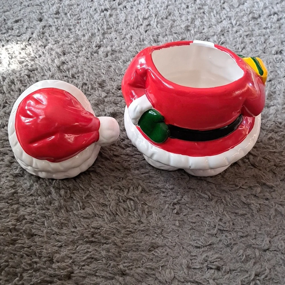 NIB Christmas Santa cookie jar - Picture 5 of 8